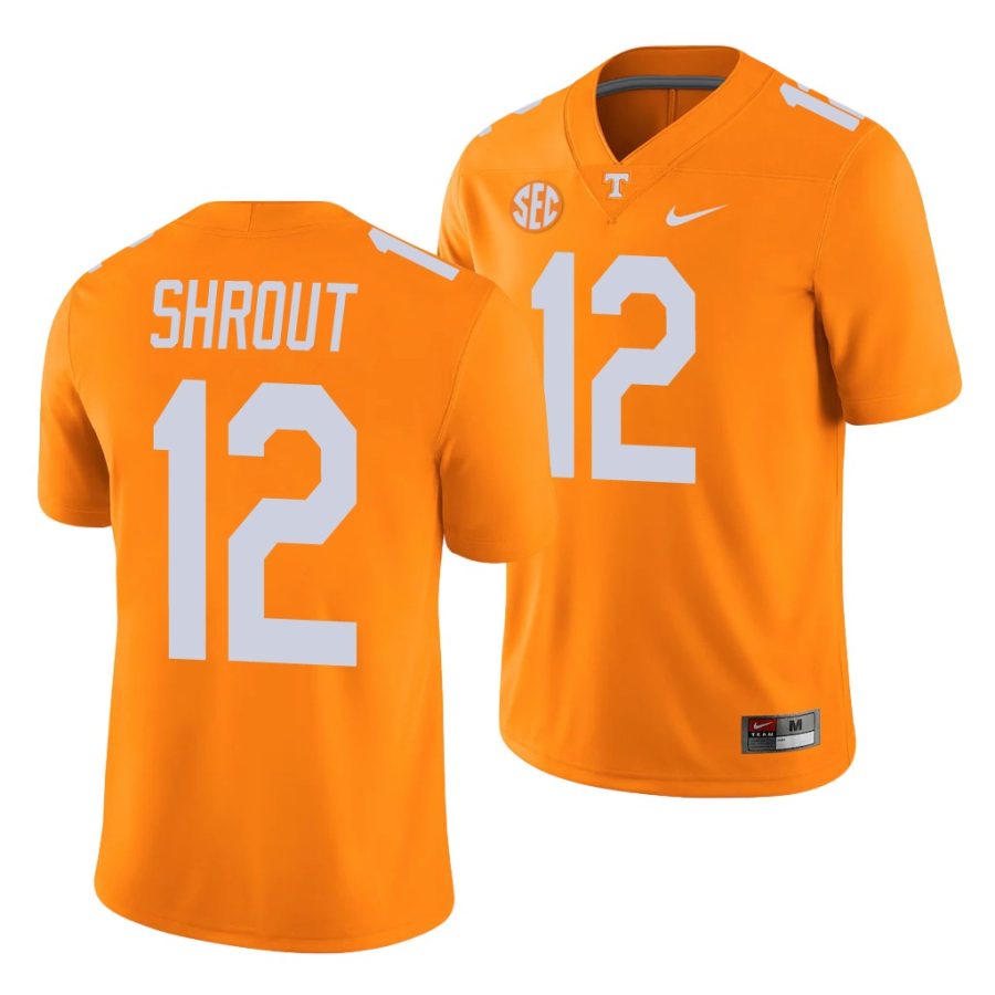 j.t. shrout orange college football tennessee volunteers jersey