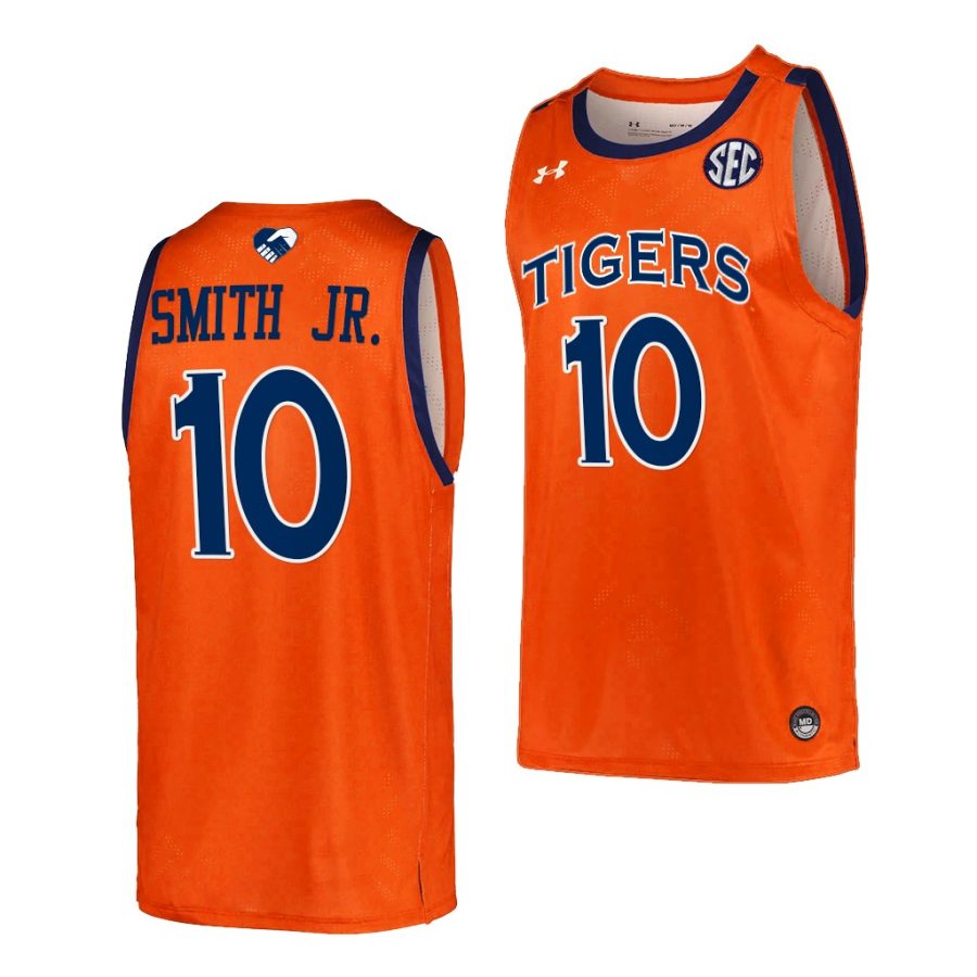 jabari smith jr. orange college basketball 2022unite as one jersey