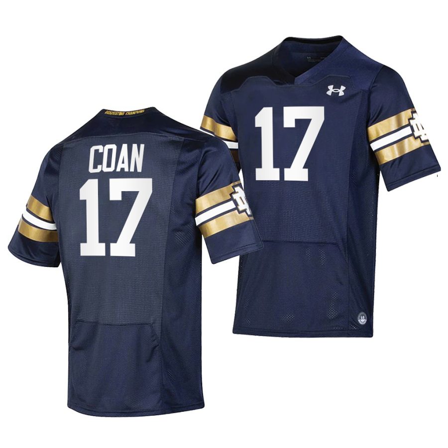 jack coan navy 2021 shamrock series men jersey