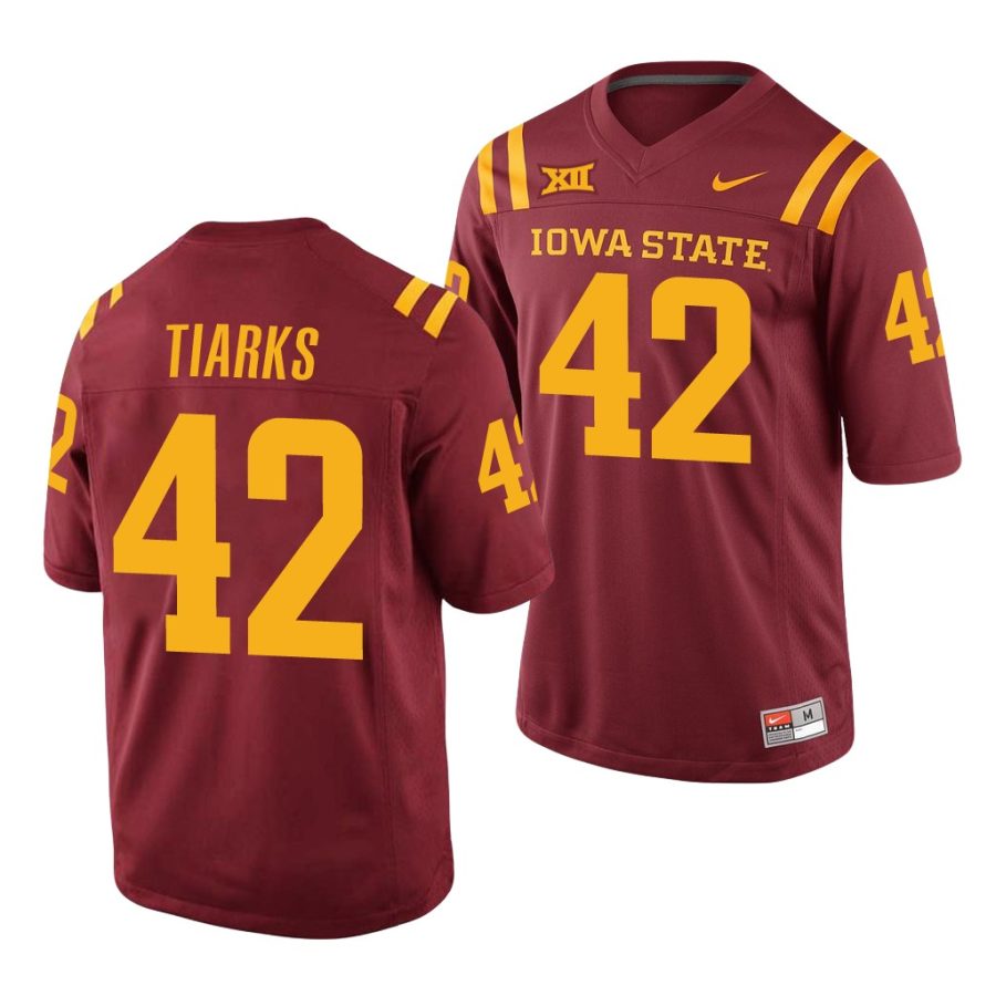 jack tiarks cardinal college football iowa state cyclones jersey