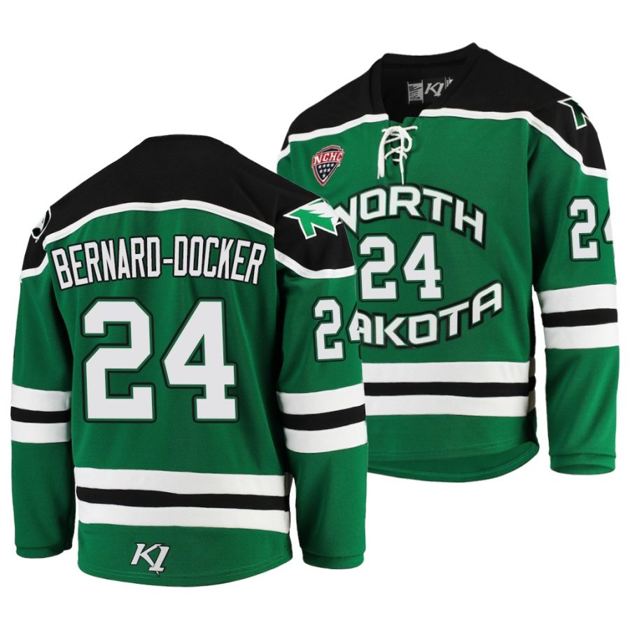 jacob bernard docker nchc replica green college hockey jersey