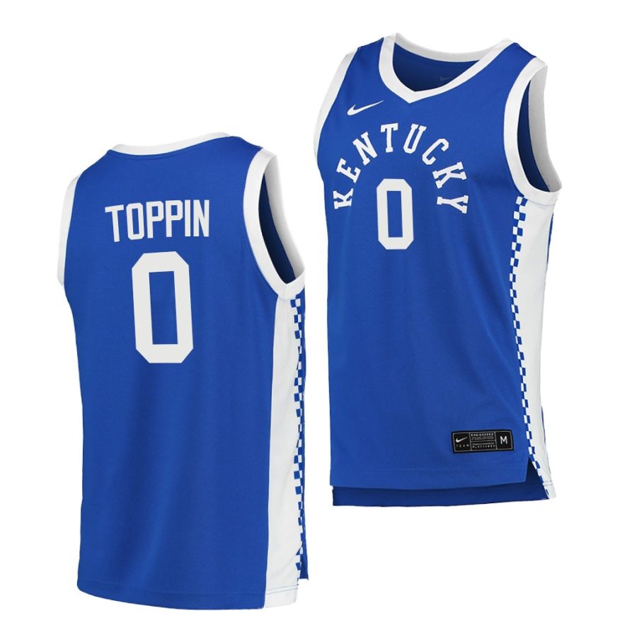 jacob toppin blue college basketball men jersey