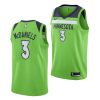 jaden mcdaniels timberwolves statement 2020 nba draft 2020 21 green jersey