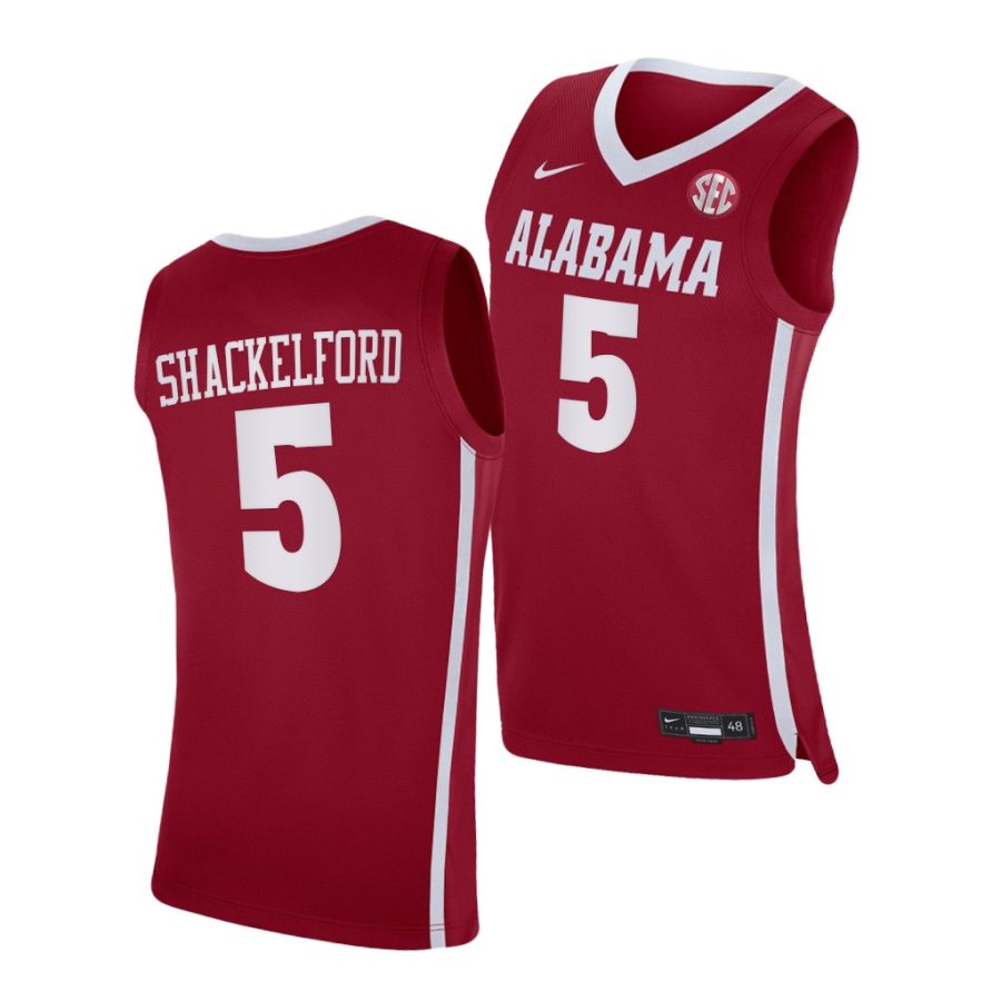 jaden shackelford crimson replica men jersey