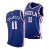 jaden springer 76ers 75th diamond anniversary royal icon edition 2021 22 jersey