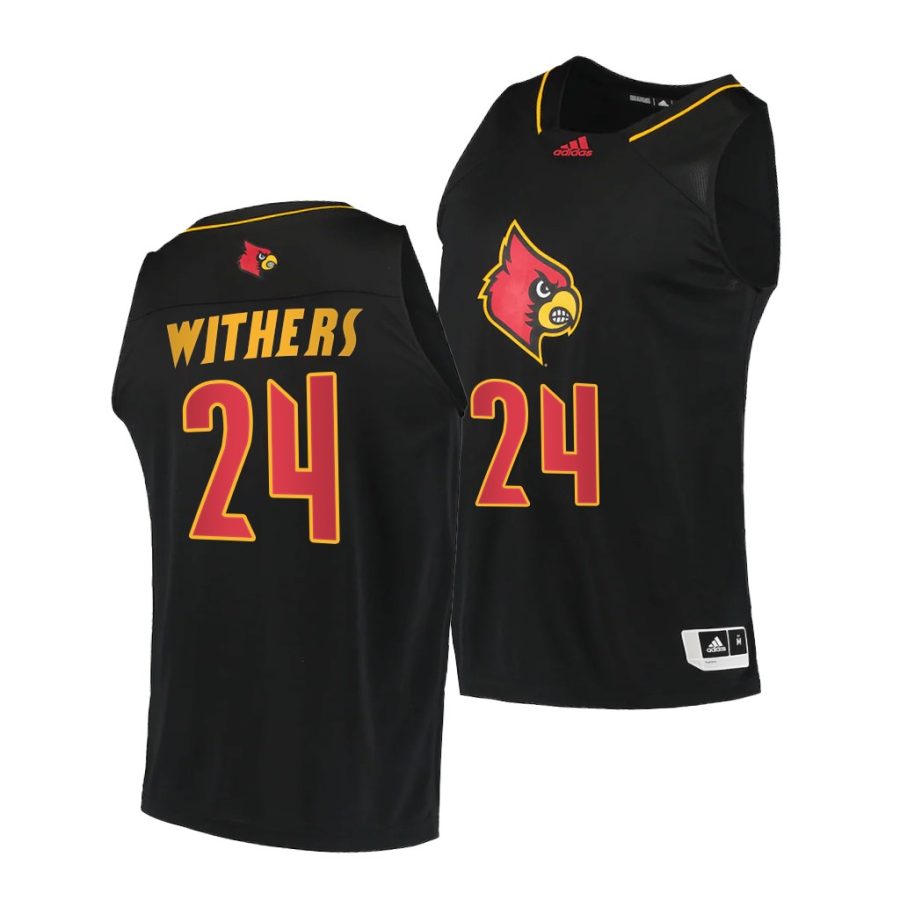 jae'lyn withers louisville cardinals black alternate 2020 21 college basketball jersey