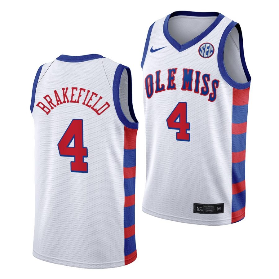 jaemyn brakefield ole miss rebels throwback 2021 jersey