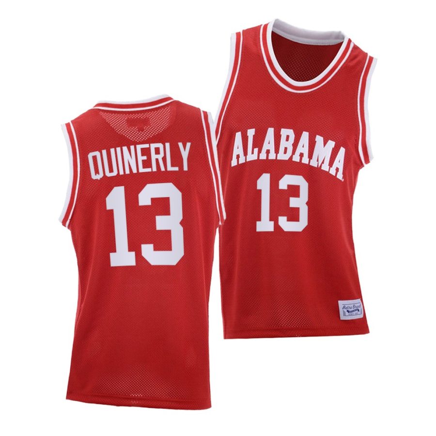 jahvon quinerly red throwback alabama crimson tide jersey