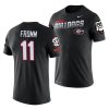 jake fromm black facility performance jersey