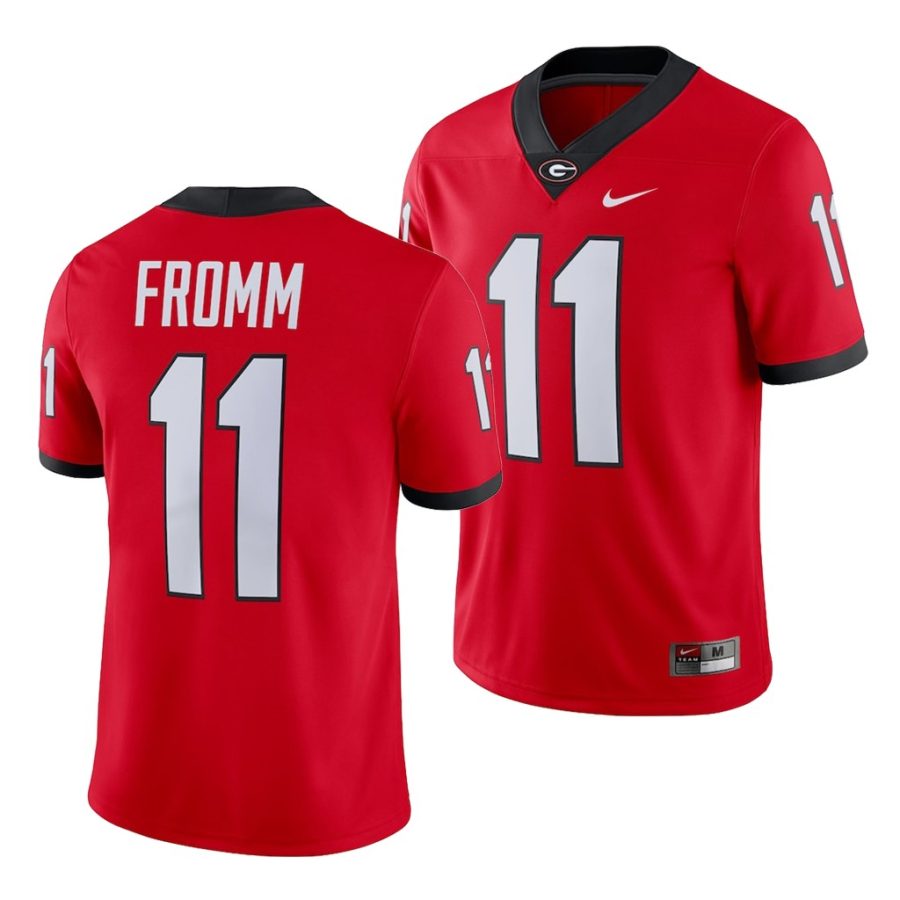 jake fromm red college football men's jersey 0