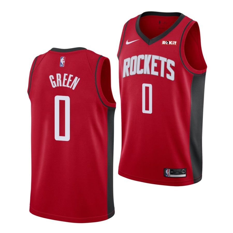 jalen green rockets icon edition red 2021 nba draft jersey