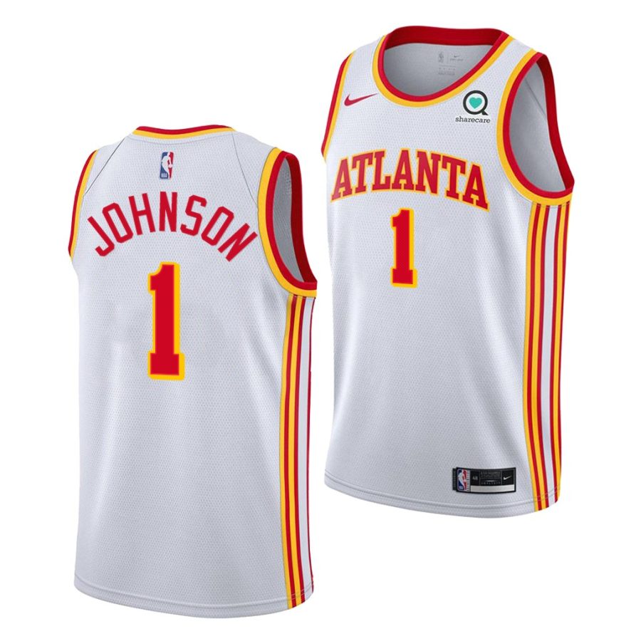 jalen johnson hawks 2021 white classic edition 2021 nba draft jersey