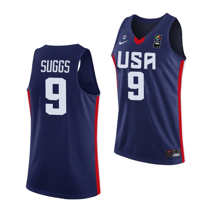 jalen suggs navy 2019 fiba u19 baketball world cup usa team jersey