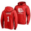 jalen suggs red name & number gonzaga jersey