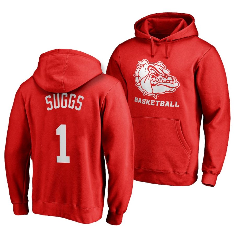 jalen suggs red name & number gonzaga jersey