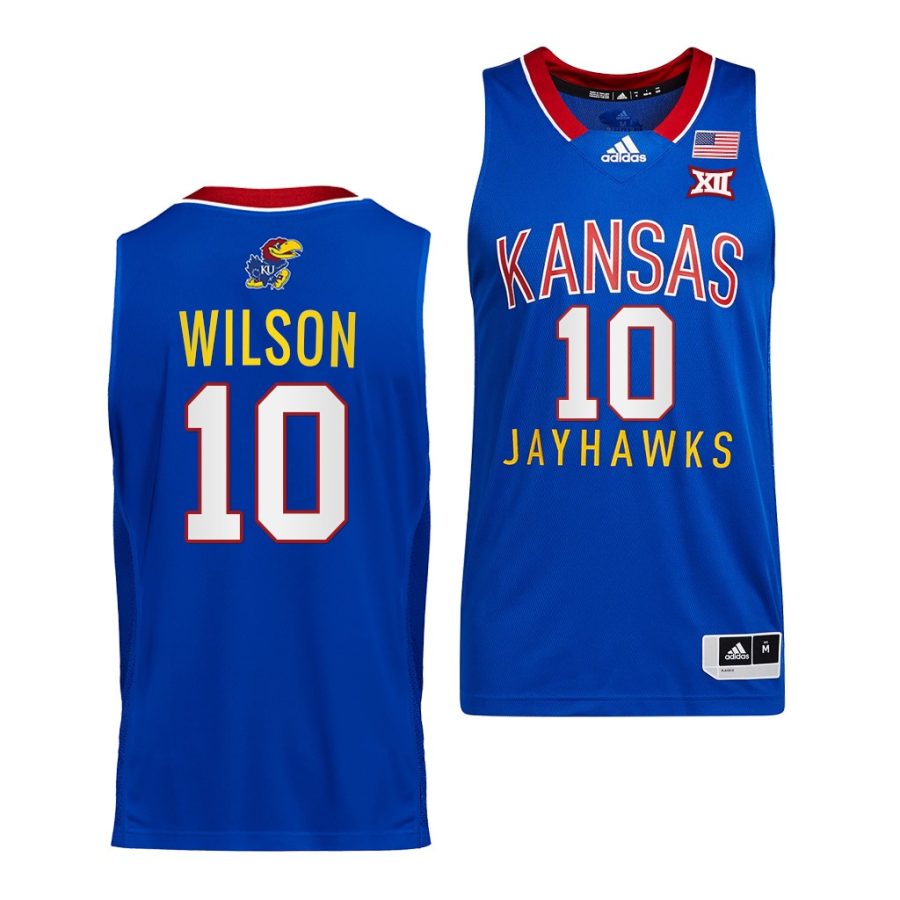 jalen wilson royal college basketball throwback jersey