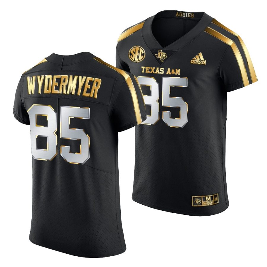 jalen wydermyer black golden edition texas a&m aggies jersey