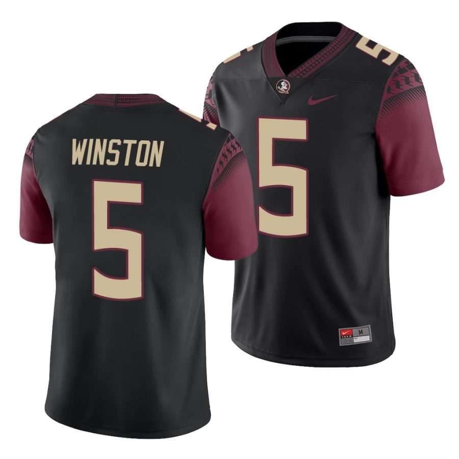 jameis winston black college football florida state seminoles jersey