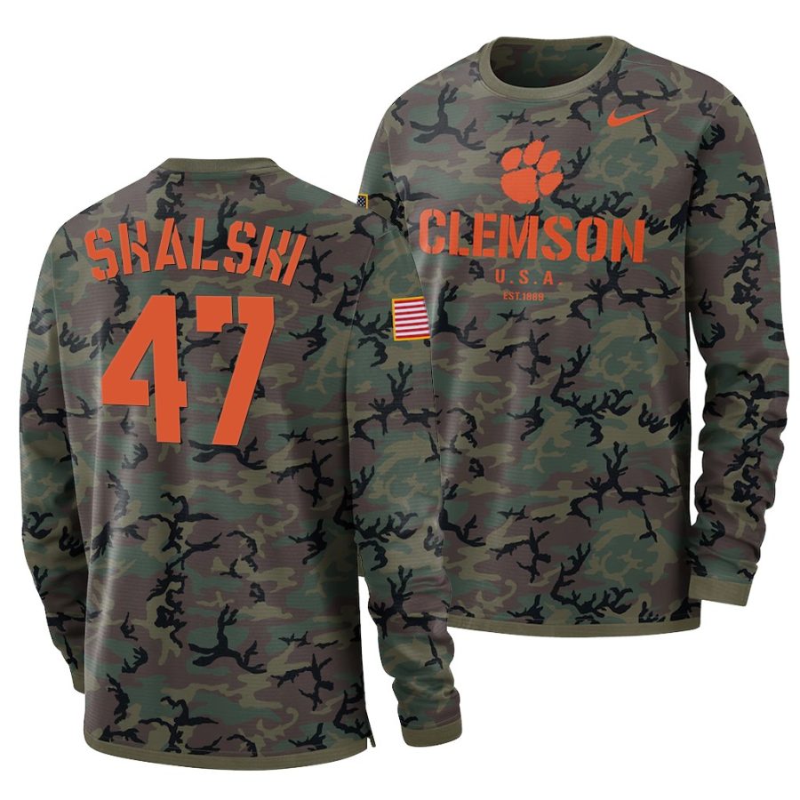 james skalski military appreciation veterans day 2021 camo shirt