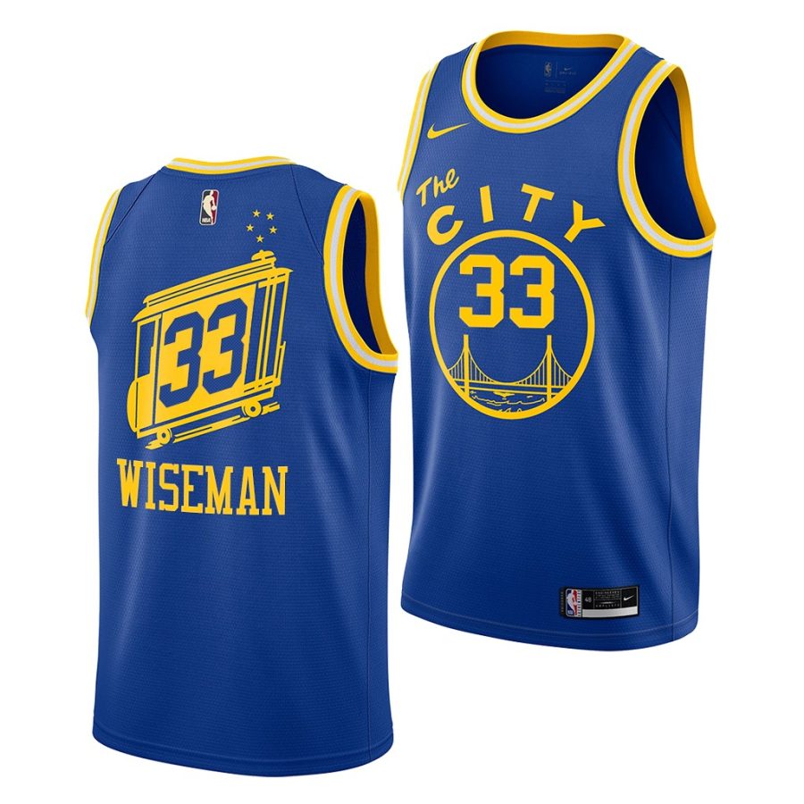 james wiseman warriors classic 2020 nba draft royal jersey