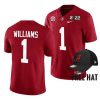 jameson williams alabama crimson tide crimson 2021 cotton bowl champions cfp jersey