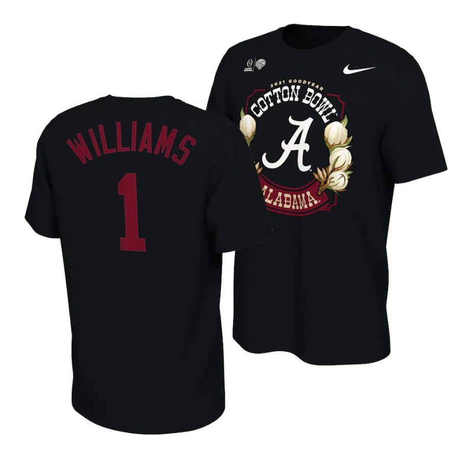 jameson williams locker room 2021 cotton bowl black shirt