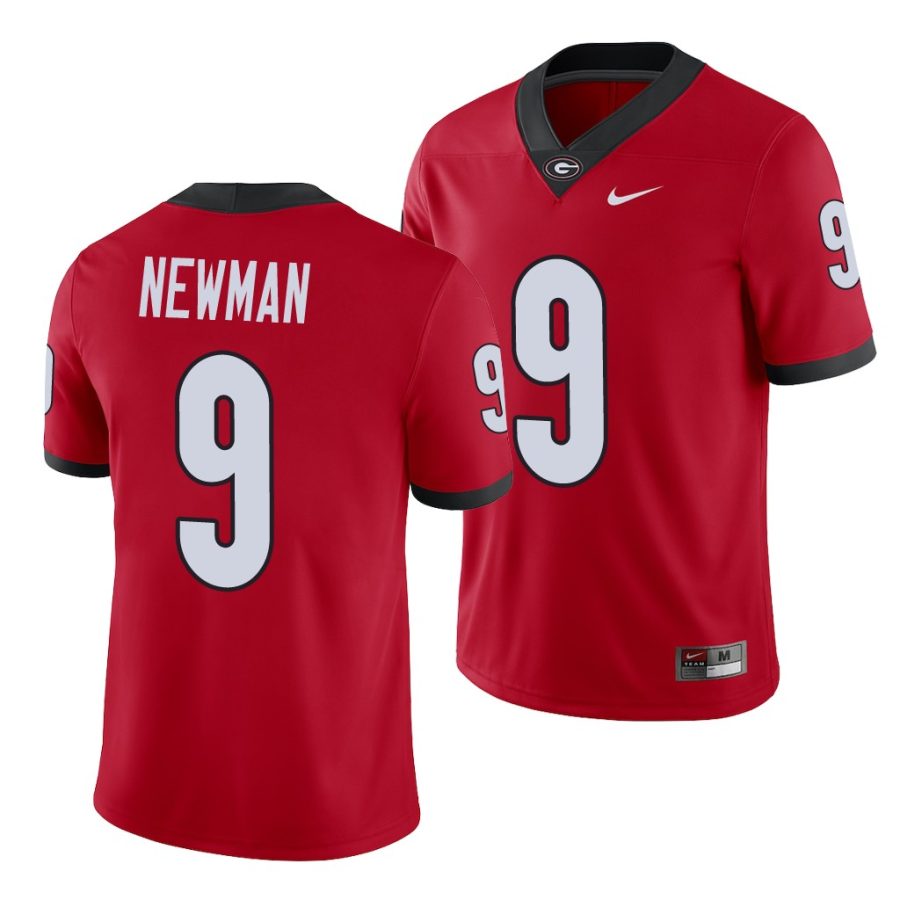 jamie newman red college football men's jersey