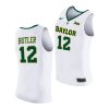 jared butler white 2021 march madness elite 8 baylor bears jersey