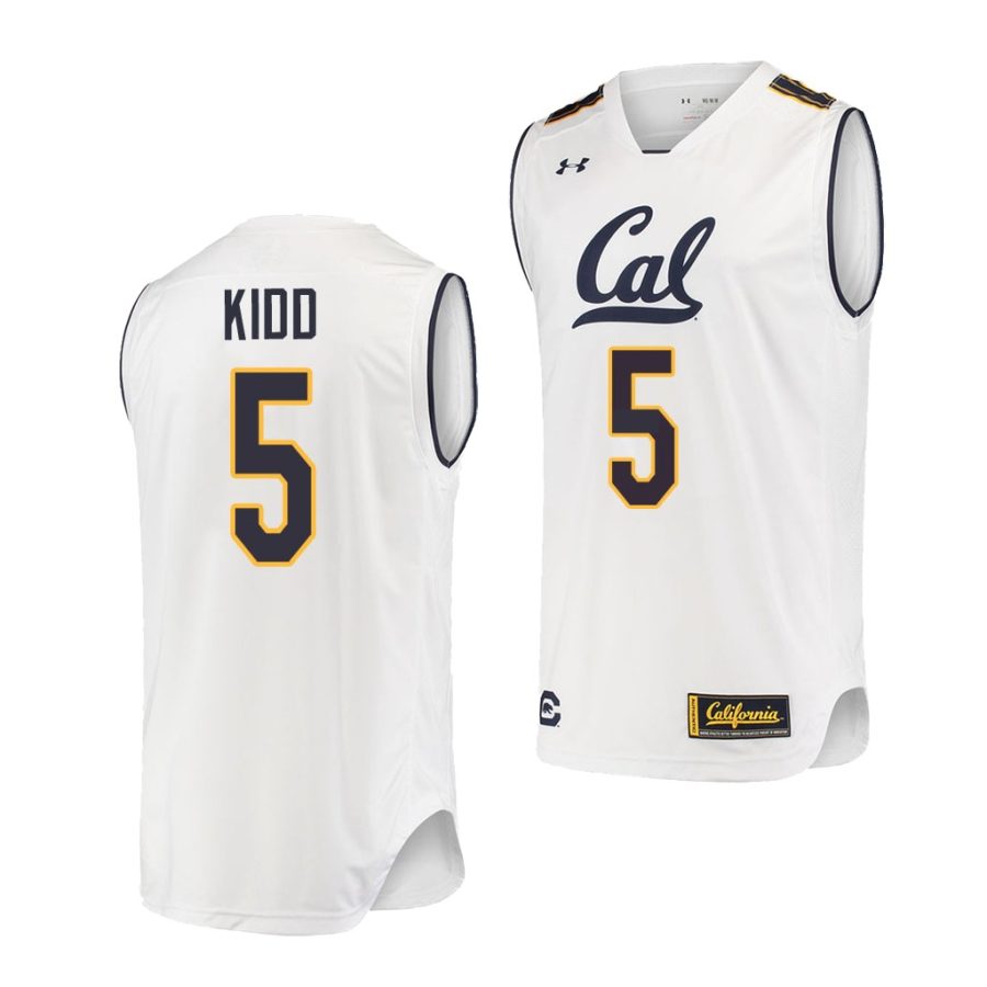 jason kidd white college basketball ncaa jersey