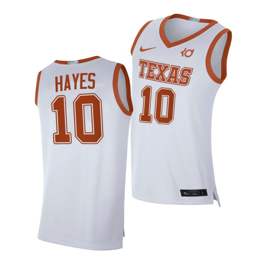 jaxson hayes white alumni player texas longhorns jersey