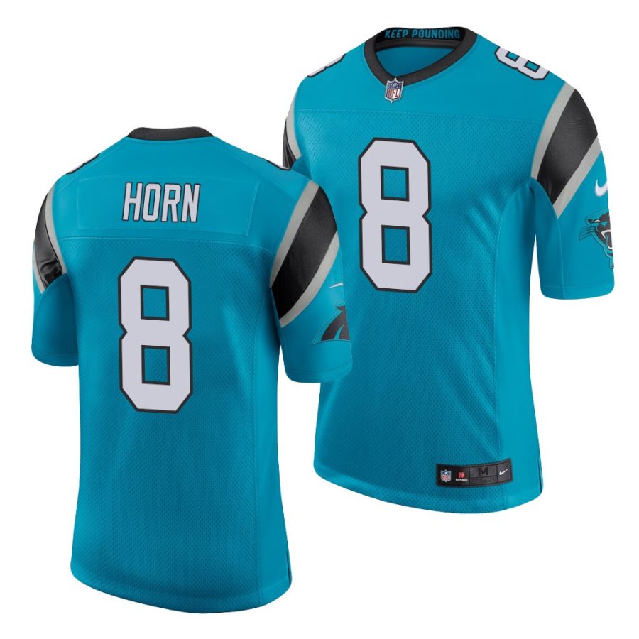 jaycee horn panthers 2021 nfl draft classic limited men's blue jersey