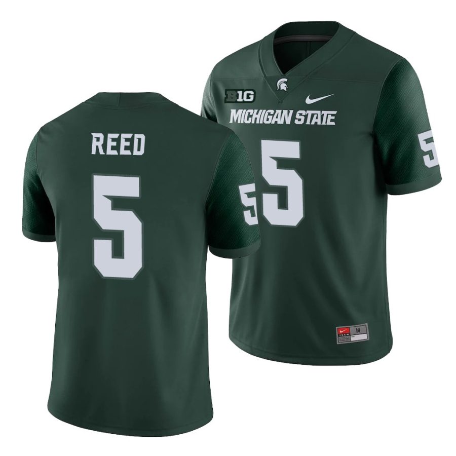 jayden reed green college football michigan state spartans jersey