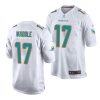 jaylen waddle dolphins 2021 nfl draft game men's white jersey