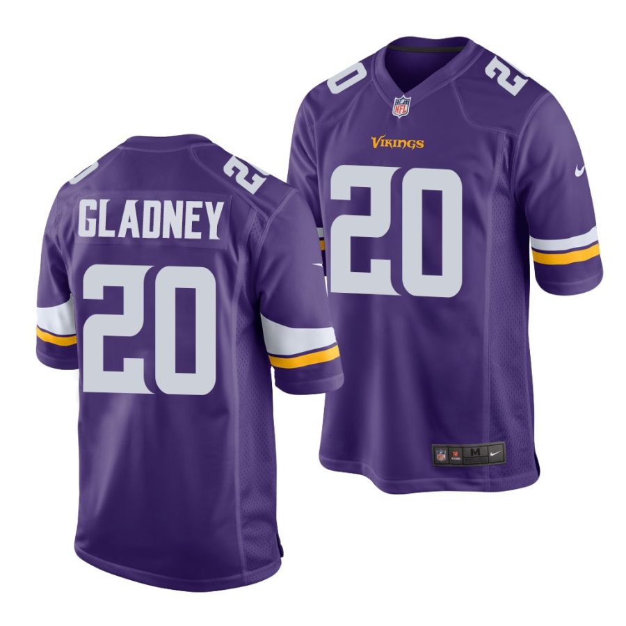 jeff gladney purple 2020 nfl draft men's jersey