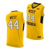 jerry west west virginia mountaineers yellow alternate authentic jersey