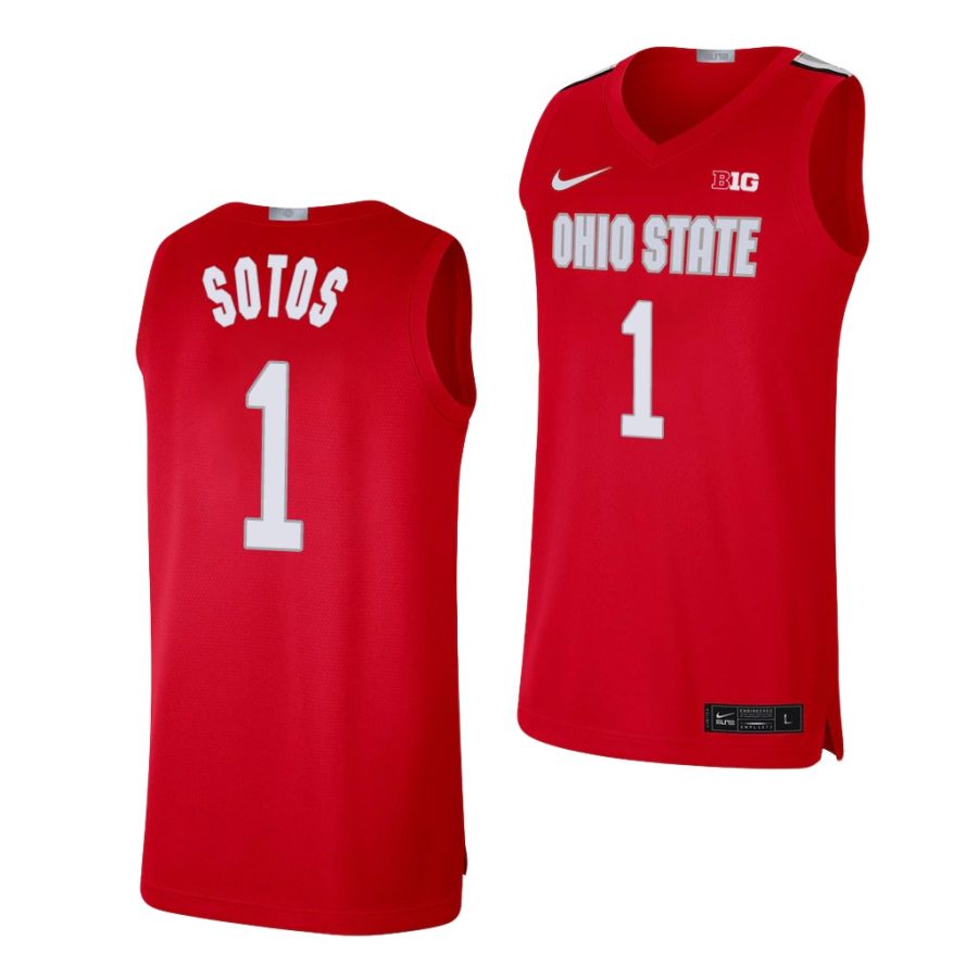 jimmy sotos scarlet alumni limited ohio state buckeyes jersey