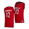 jj traynor louisville cardinals red college basketball 2020 21 swingman jersey