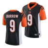 joe burrow black 2020 nfl draft men's jersey