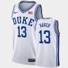 joey baker white authentic men's jersey