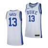 joey baker white replica men's jersey