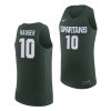 joey hauser michigan state spartans replica basketball jersey