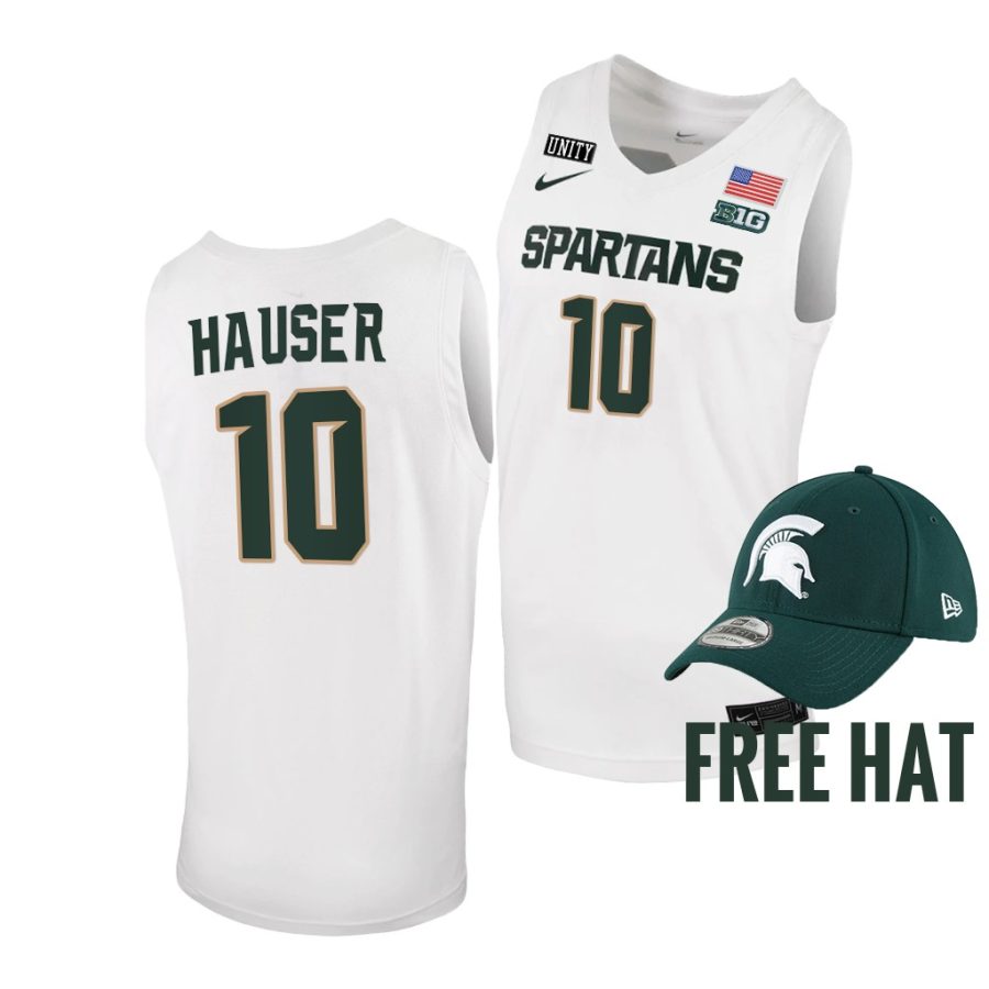 joey hauser white college basketball 2021 22free hat jersey