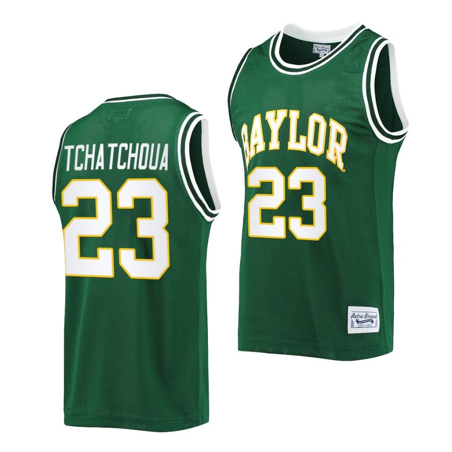 jonathan tchamwa tchatchoua baylor bears commemorative classic 2021 22 jersey