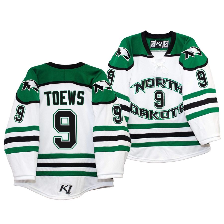 jonathan toews nchc home white hockey jersey