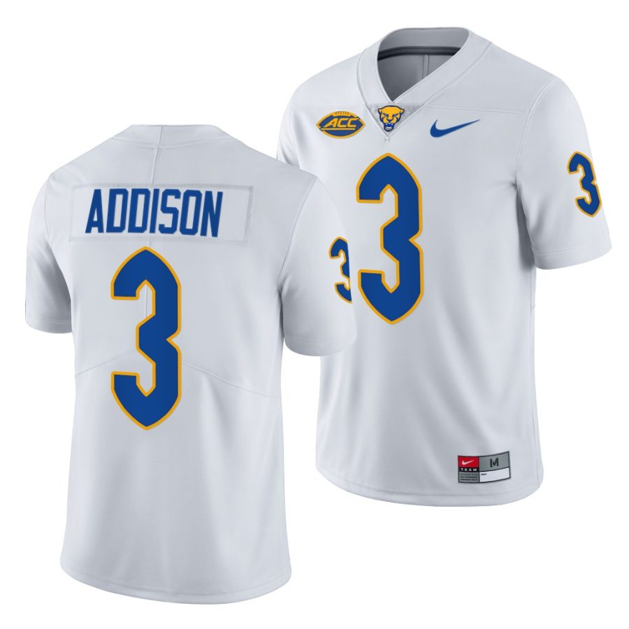 jordan addison pitt panthers college football 2021 22 jersey