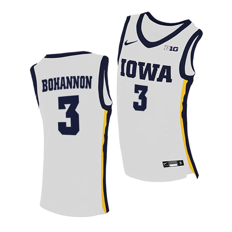 jordan bohannon white home men jersey