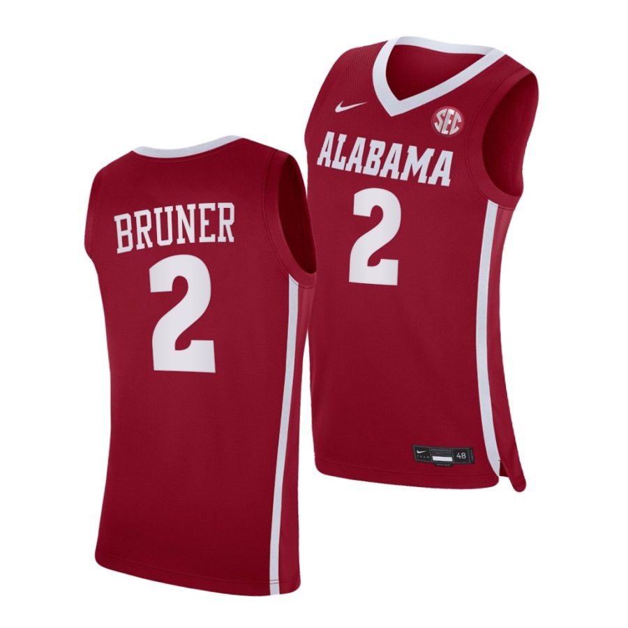 jordan bruner crimson replica men jersey