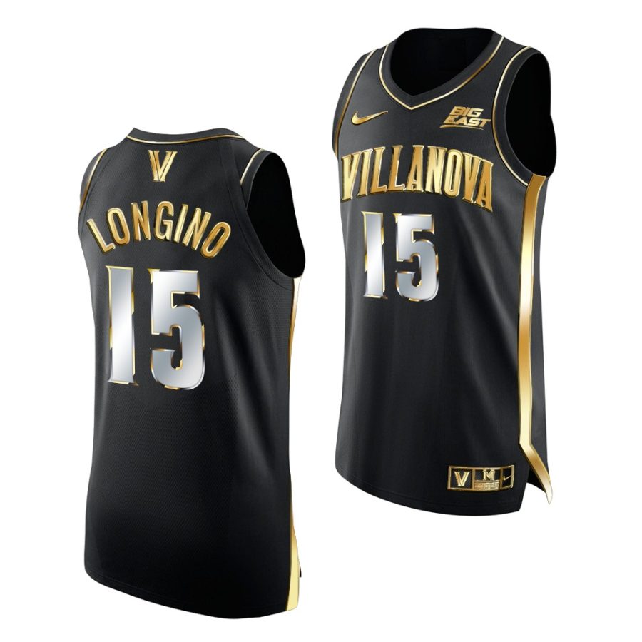 jordan longino villanova wildcats golden edition 2021 22 authentic jersey