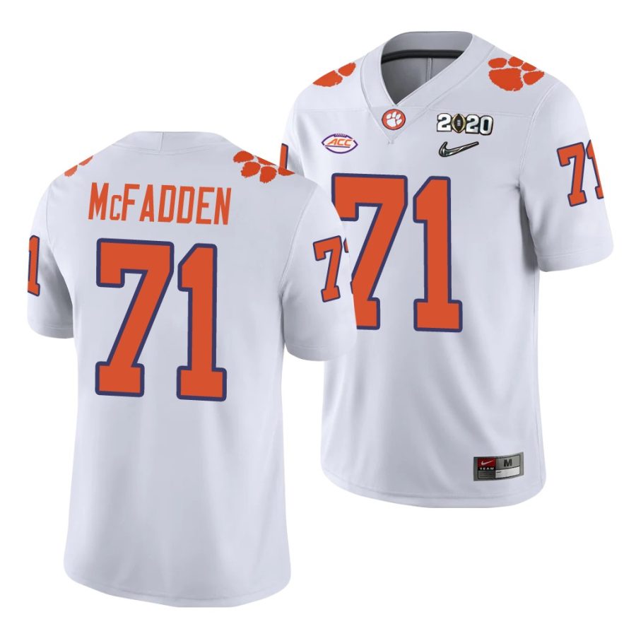 jordan mcfadden white college football men's jersey