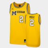 jordan poole maize replica men's jersey